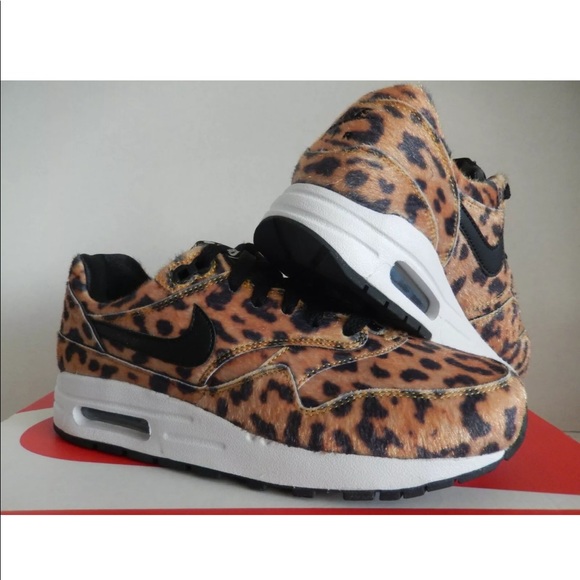 NEW NIKE AIR MAX 1 QS (GS) "LEOPARD" - Picture 2 of 5